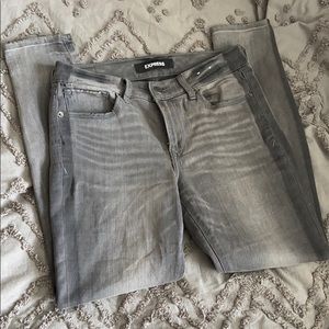 Express gray jeans